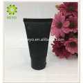 luxo escuro preto colorido vazio cosmético embalagem creme cosmético tubo